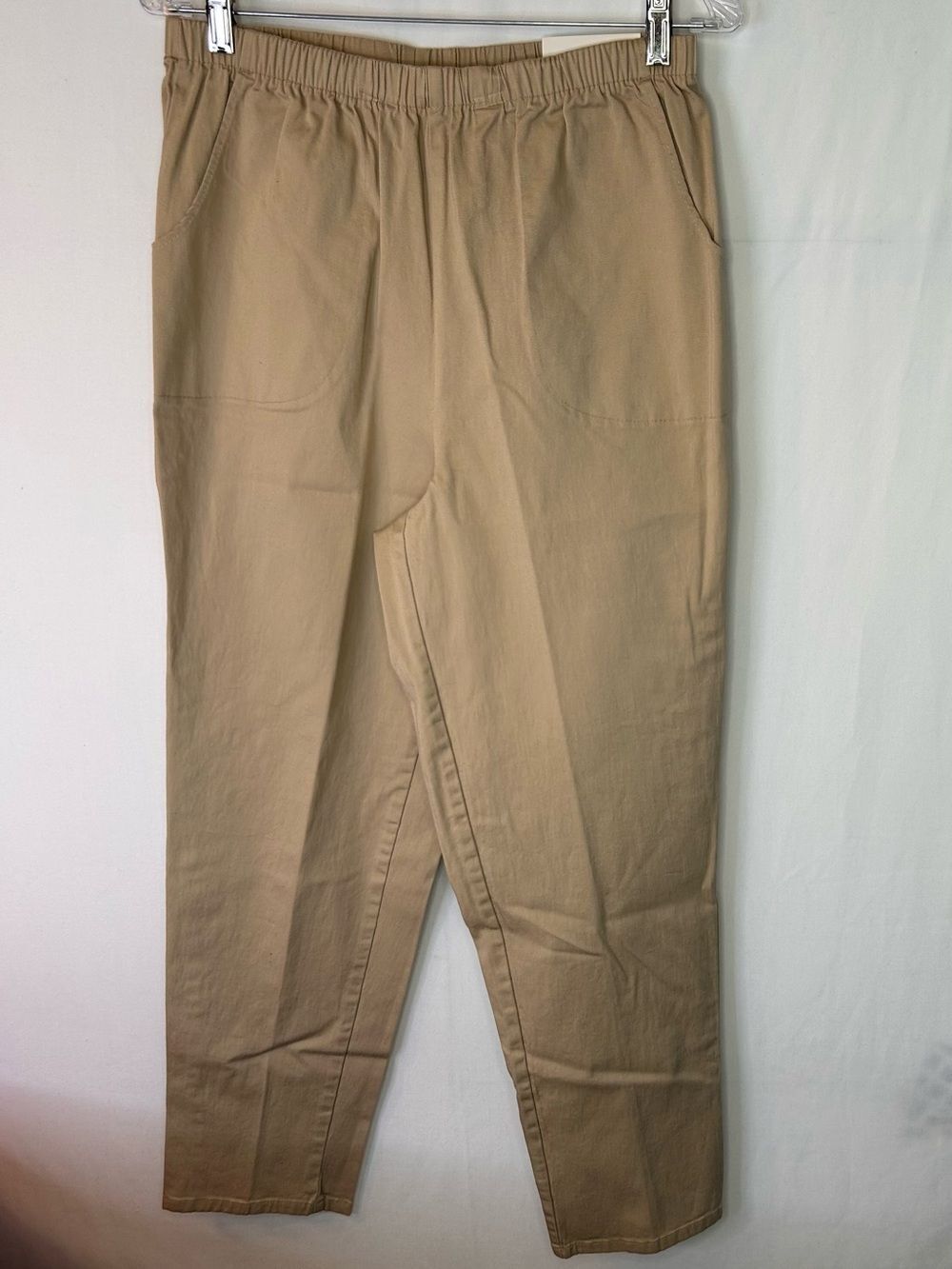 White Stag Women's Vallejo Tan ElasticWaist Trousers Classic Legging Plus 1X 16W